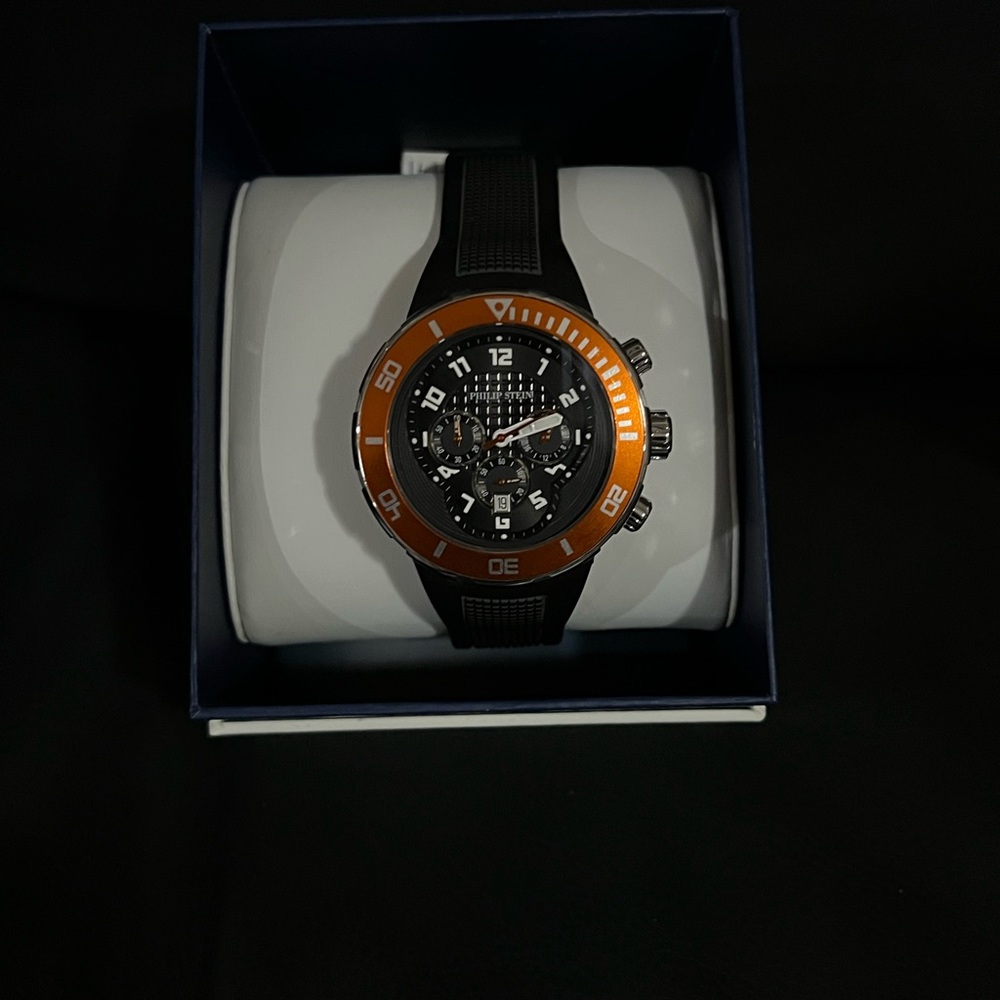 Philip Stein Watch Active Extreme Chronograph dial color Black  SKU 33-XOR - RB